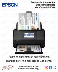 Escáner Dúplex Epson WorkForce ES-580W